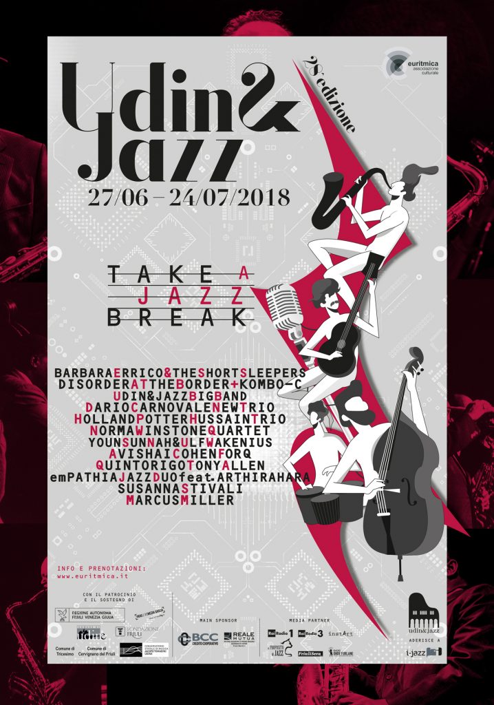 Programma Udin&Jazz 2018 #takeajazzbreak